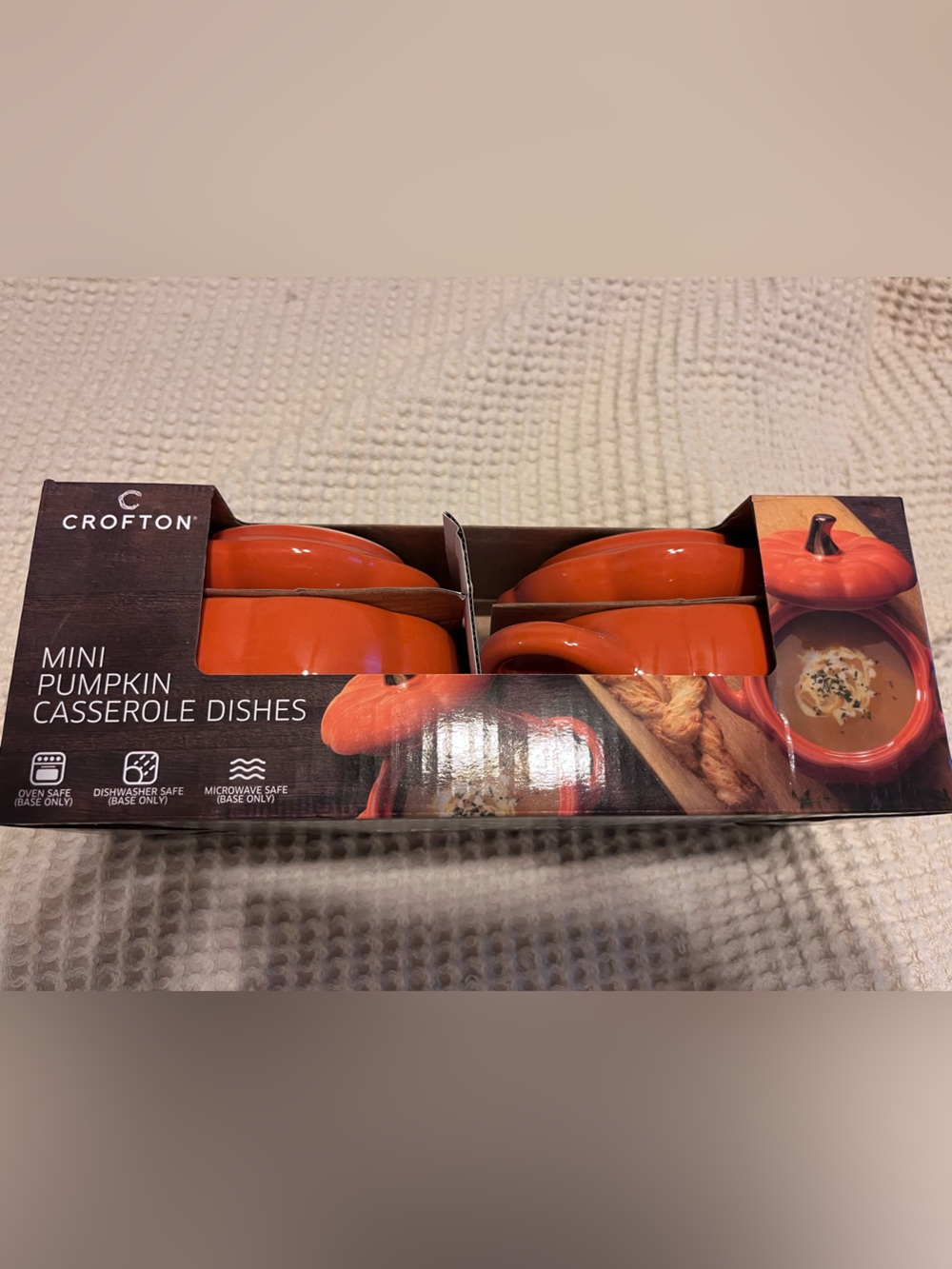Mini Pumpkin Casserole Dishes